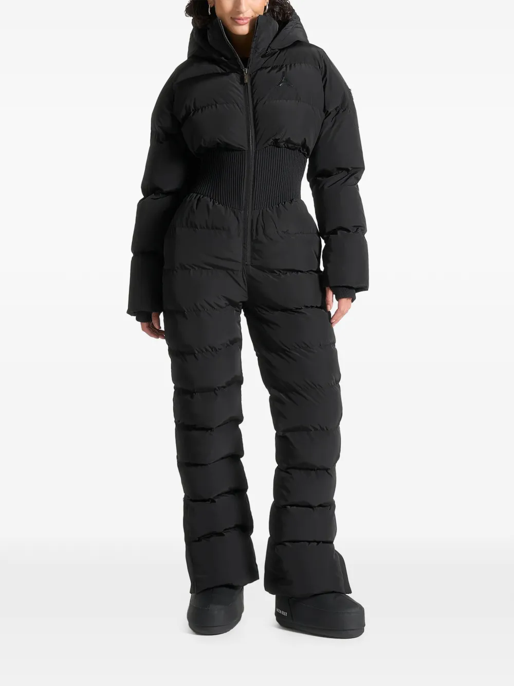 Manière De Voir Manya skipak met korset detail - Zwart