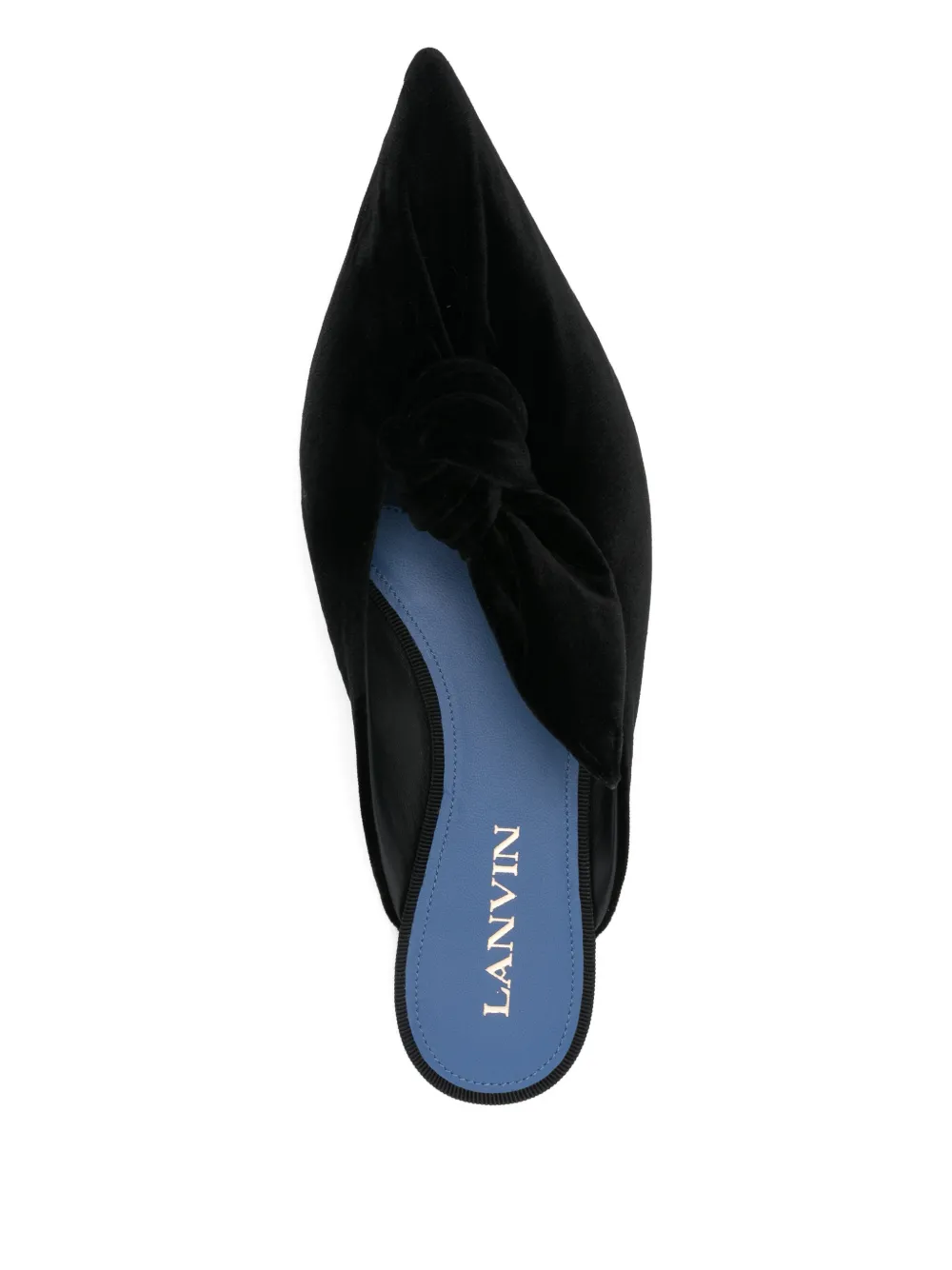 Lanvin knot mules Zwart