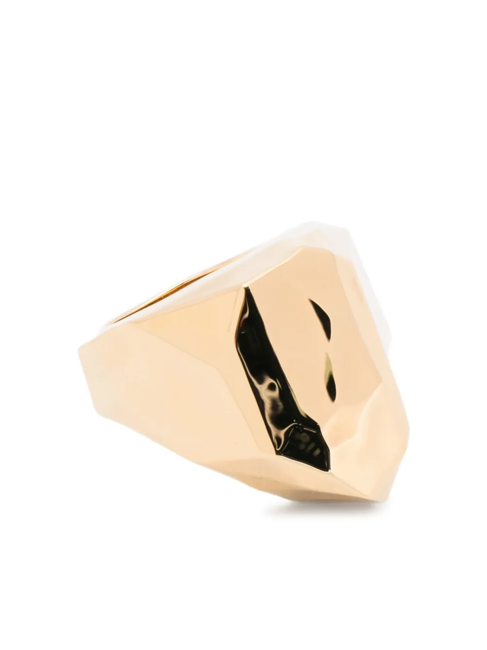 Lanvin geometric-shape ring - ゴールドトーン Lanvin geometric-shape ring - ゴールドトーン