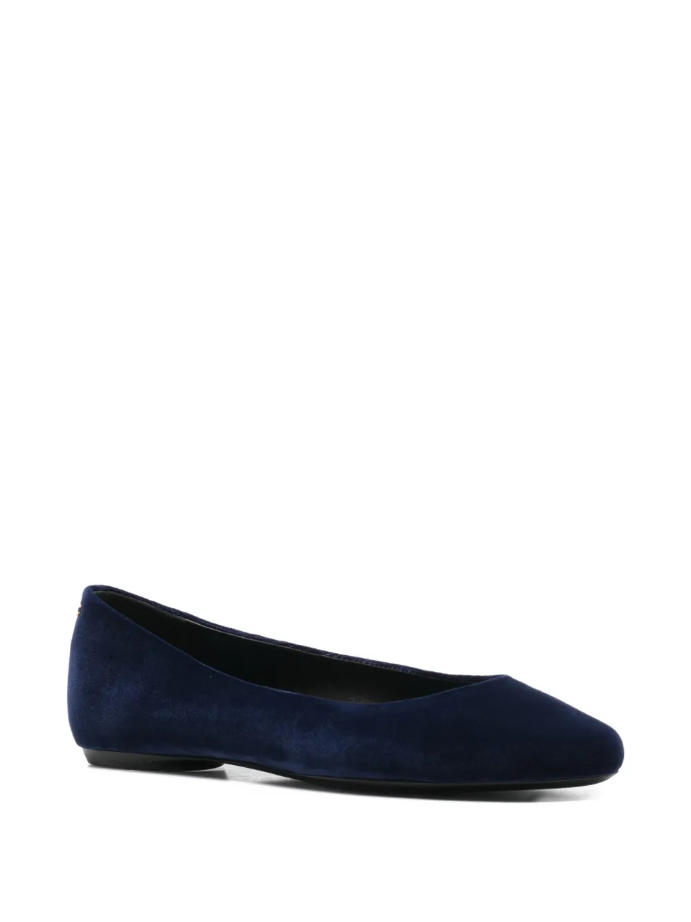 Lanvin Round Ballet Flats In Blue