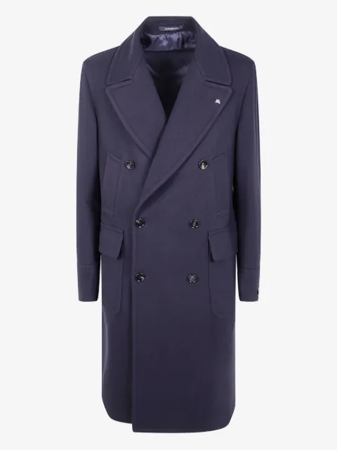 Tagliatore long-sleeves double-breasted coat