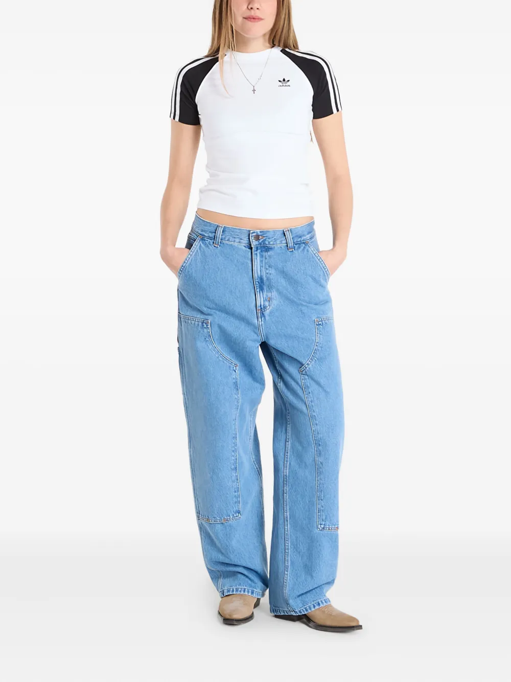 Carhartt WIP double-knee brandon trousers - Blauw
