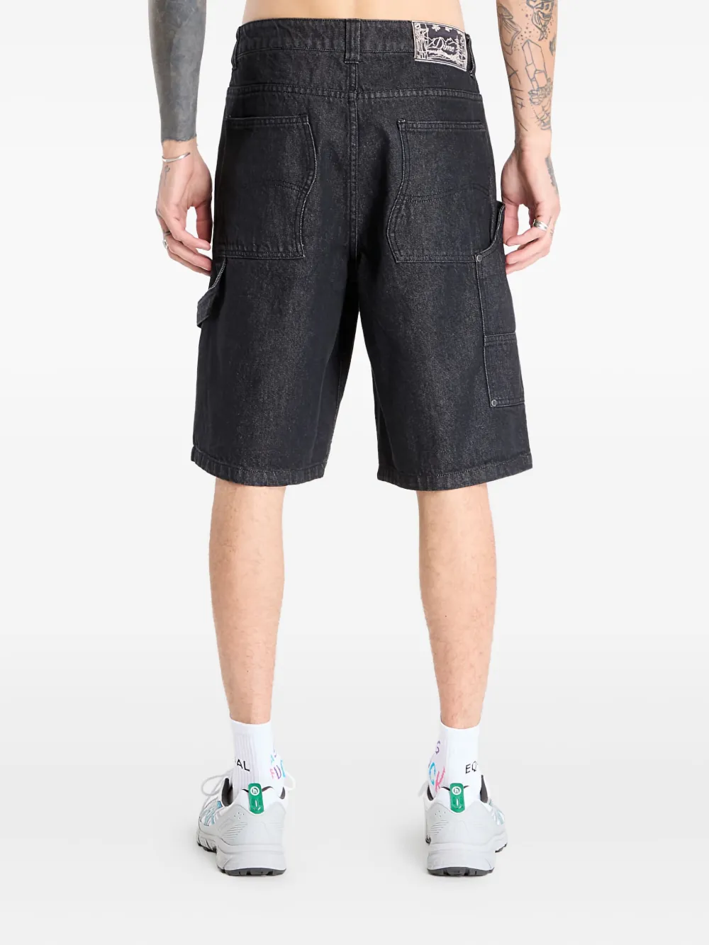 dime Carpenter denim shorts Zwart