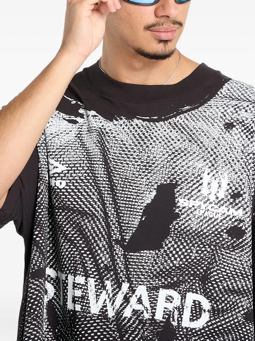 UMBRO Steward T-shirt met print Zwart