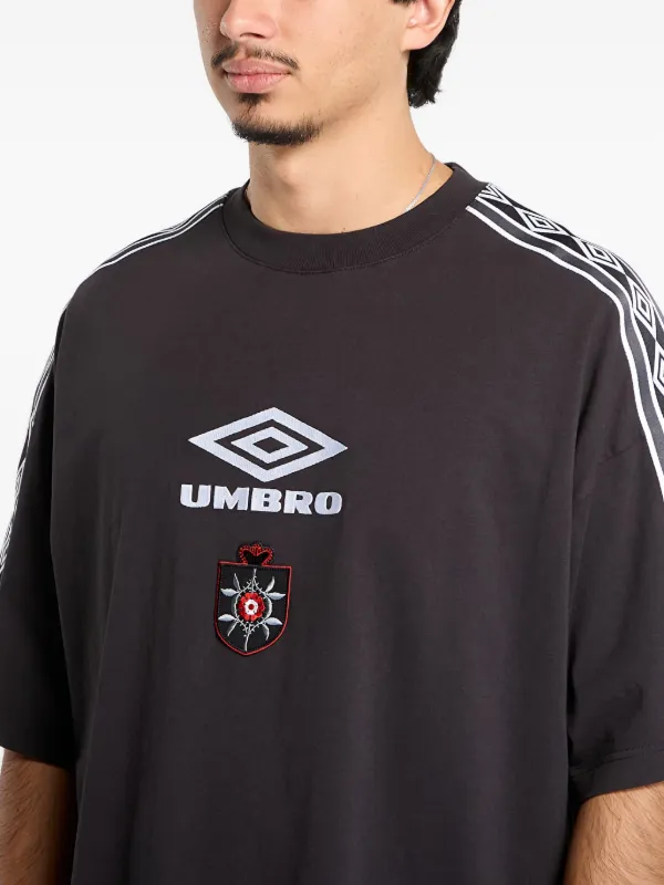 UMBRO tape-detail T-shirt Grey FARFETCH ID