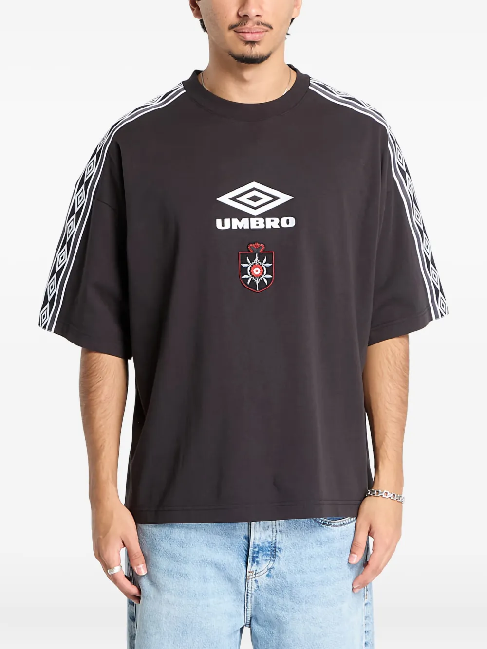 UMBRO テープディテール Tシャツ - グレー