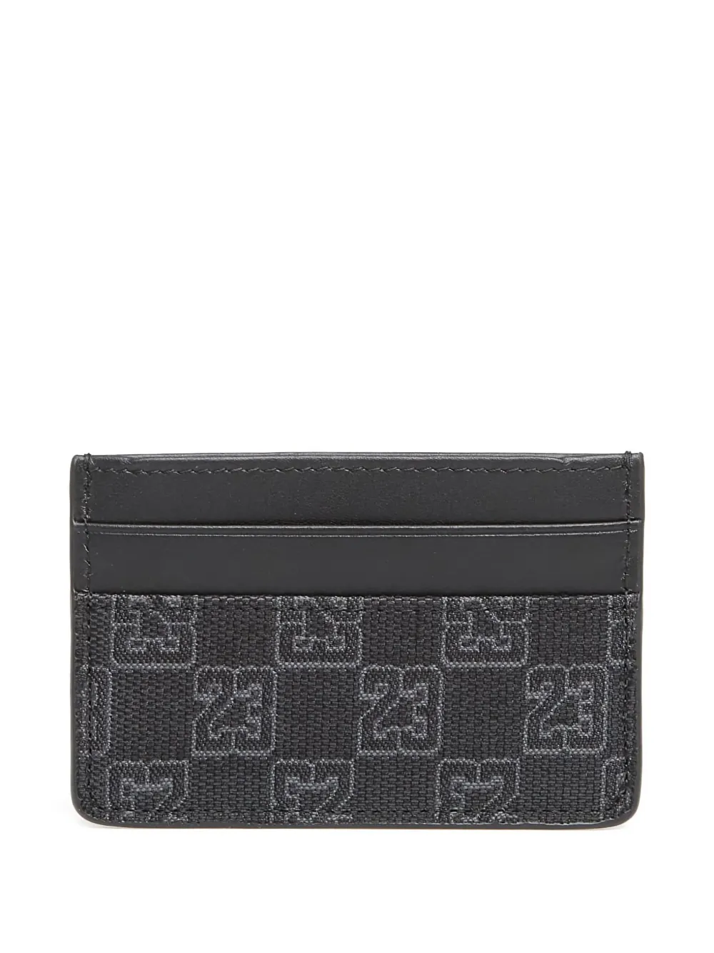 Jordan Jam Monogram Card Case In Black