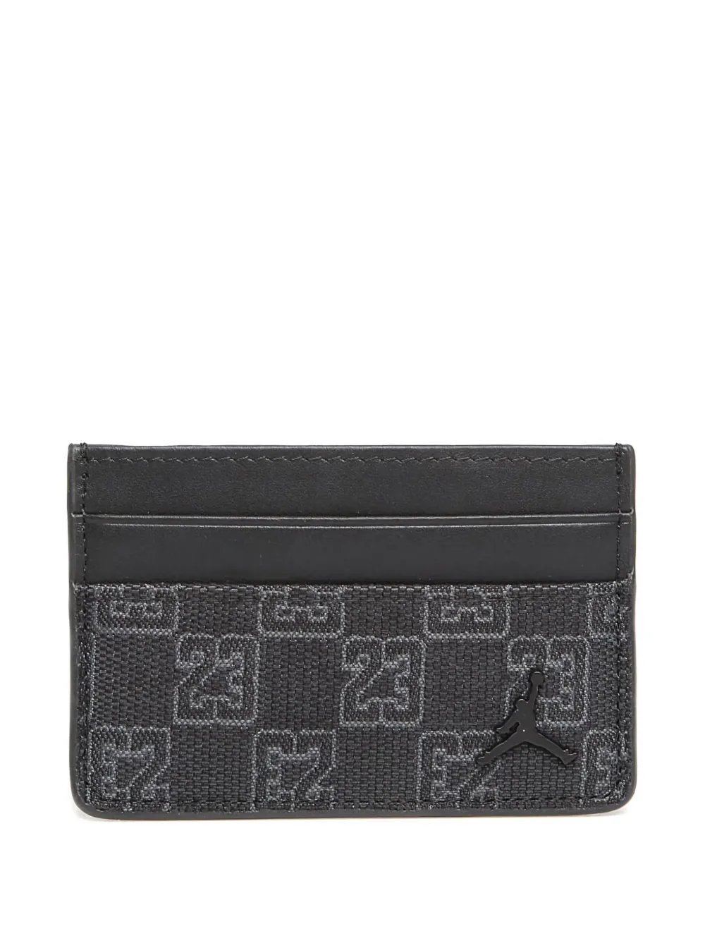 Jordan Jam Monogram Card Case In Black