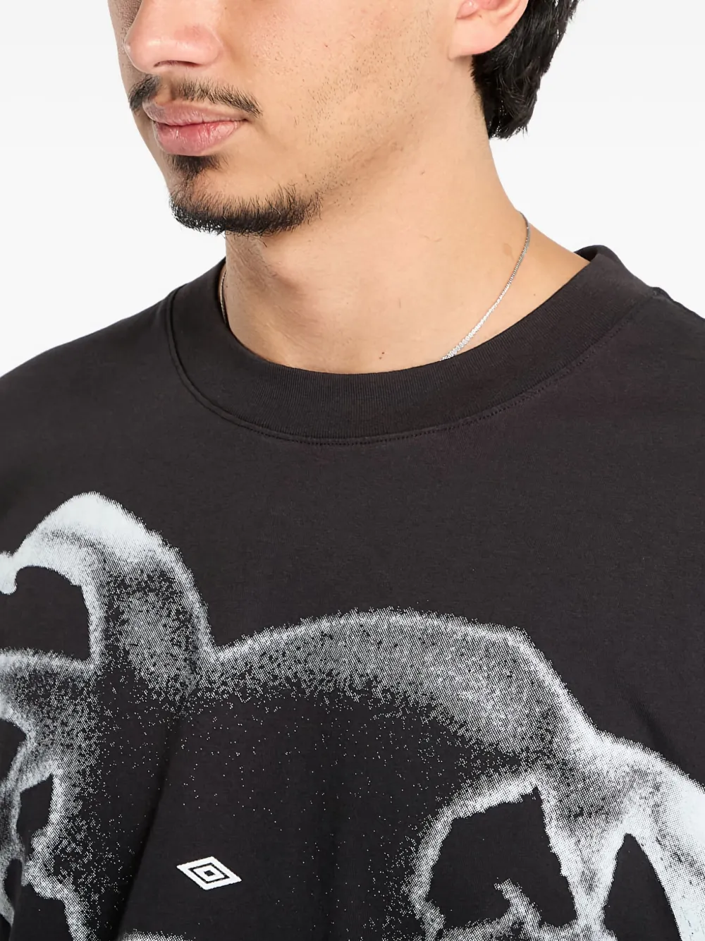 UMBRO Lasered Jester T-shirt Zwart