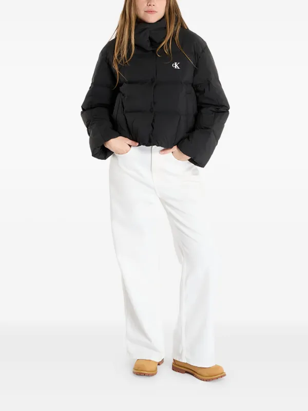 Calvin Klein ショート ダウンジャケット | ブラック | FARFETCH JP