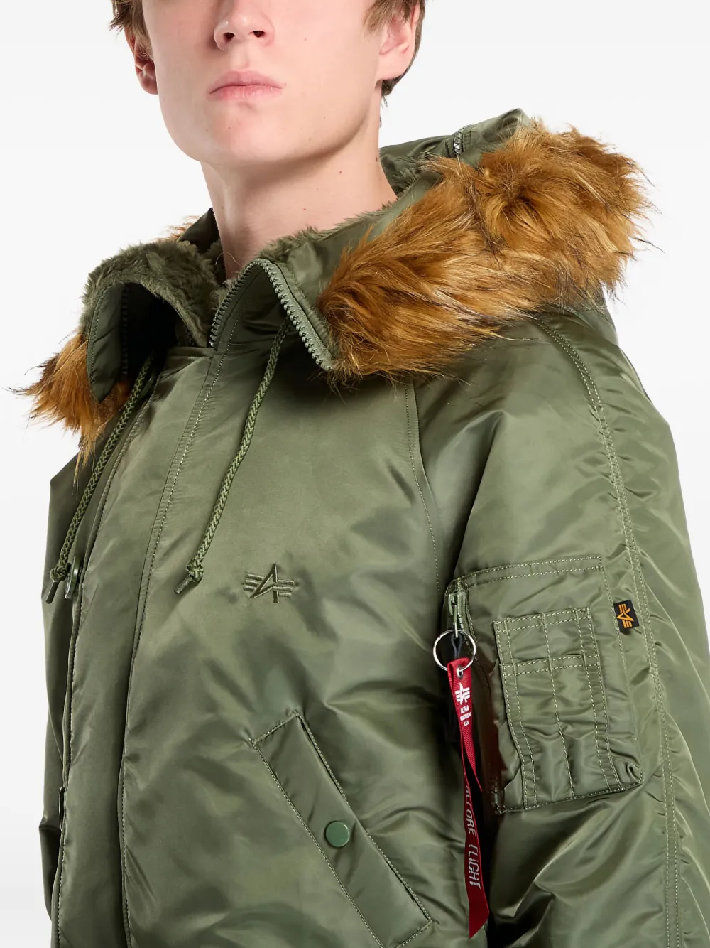 Alpha Industries Heritage jack met capuchon Groen