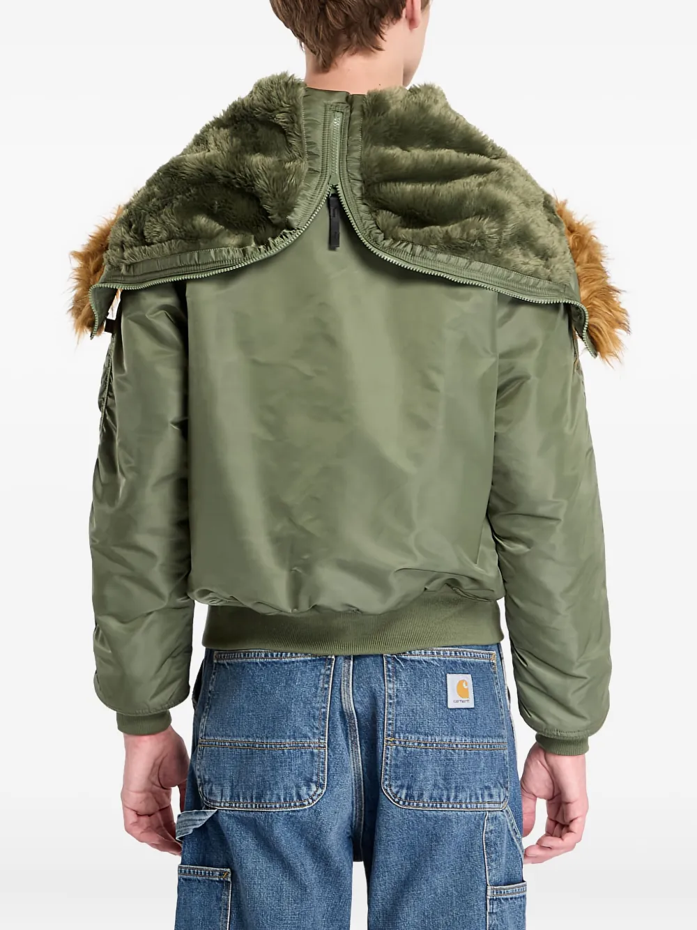 Alpha Industries Heritage jack met capuchon Groen