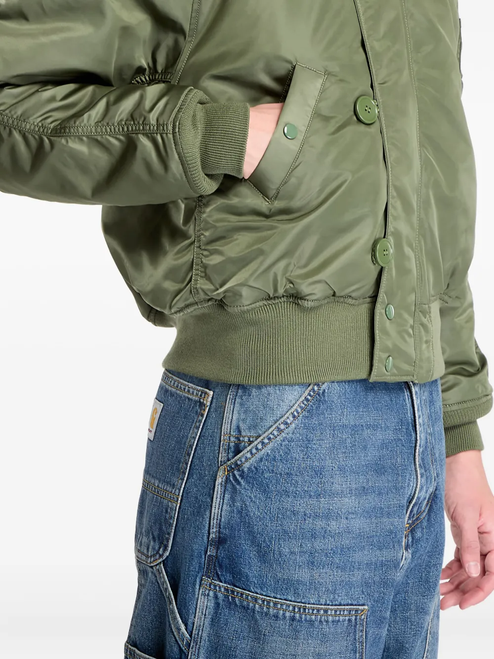 Alpha Industries Heritage jack met capuchon Groen