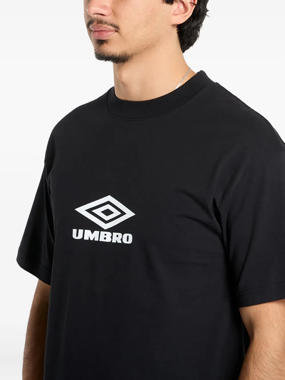 UMBRO T-shirt met logoprint Zwart