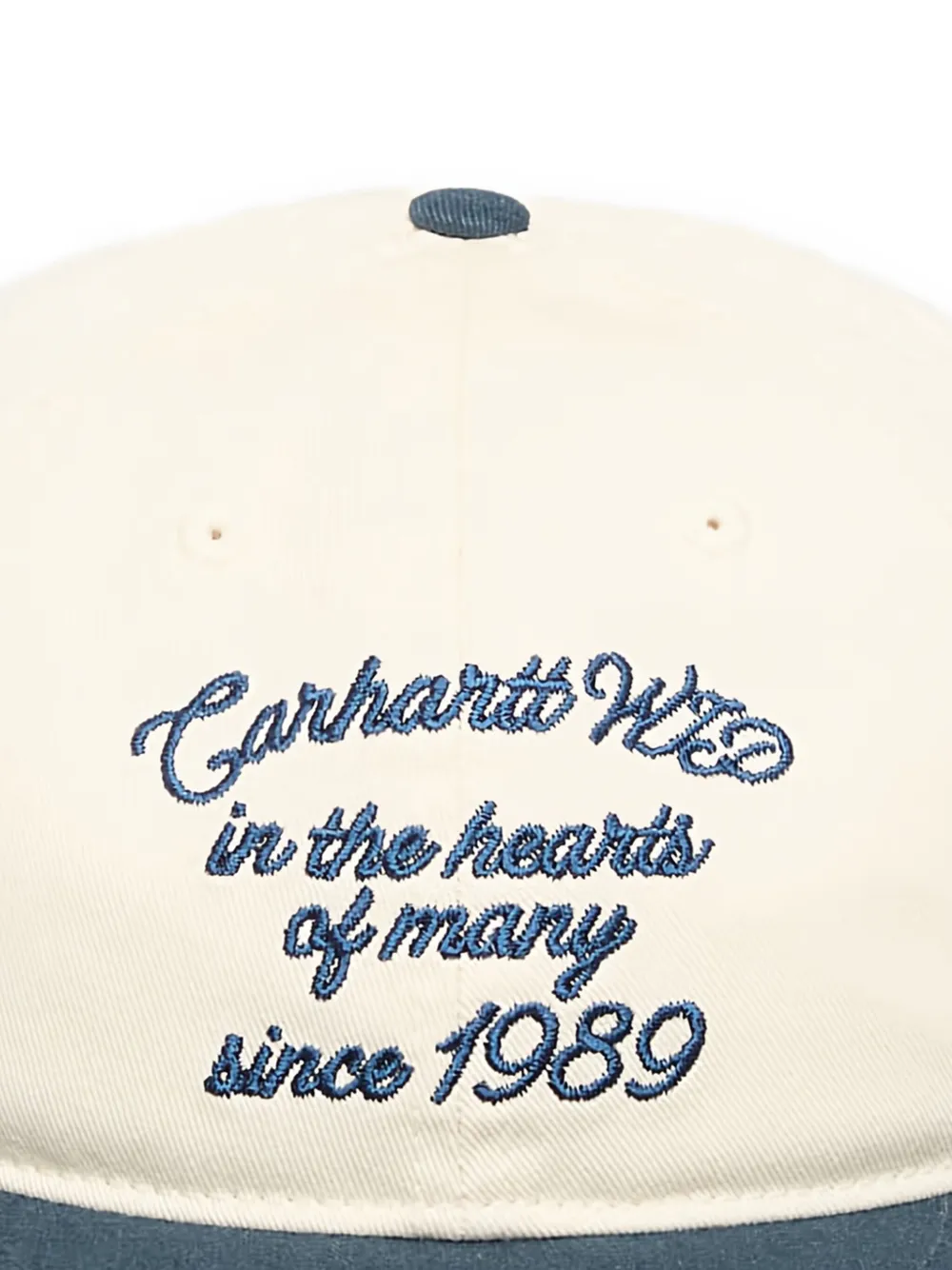 Carhartt WIP Alston pet met borduurwerk Beige