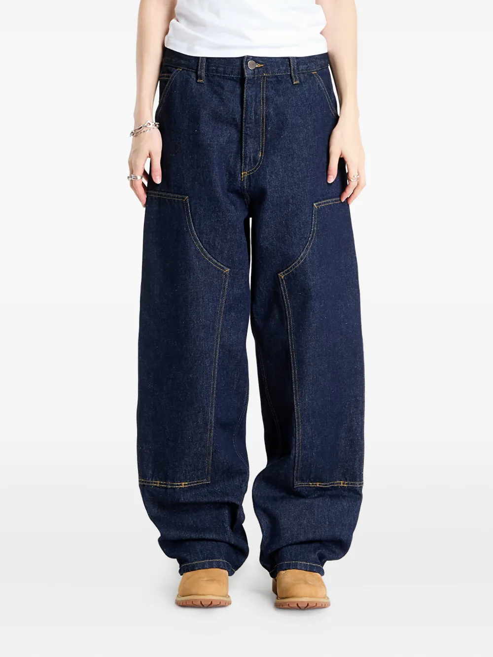 Carhartt WIP double knee brandon trousers | Blue | Image 1