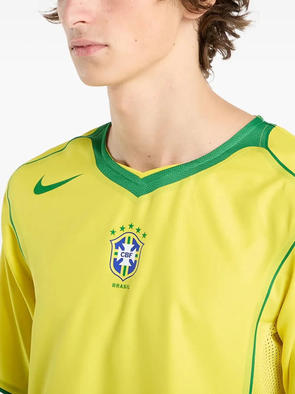 Nike Brazil 2004 Replica jersey Geel