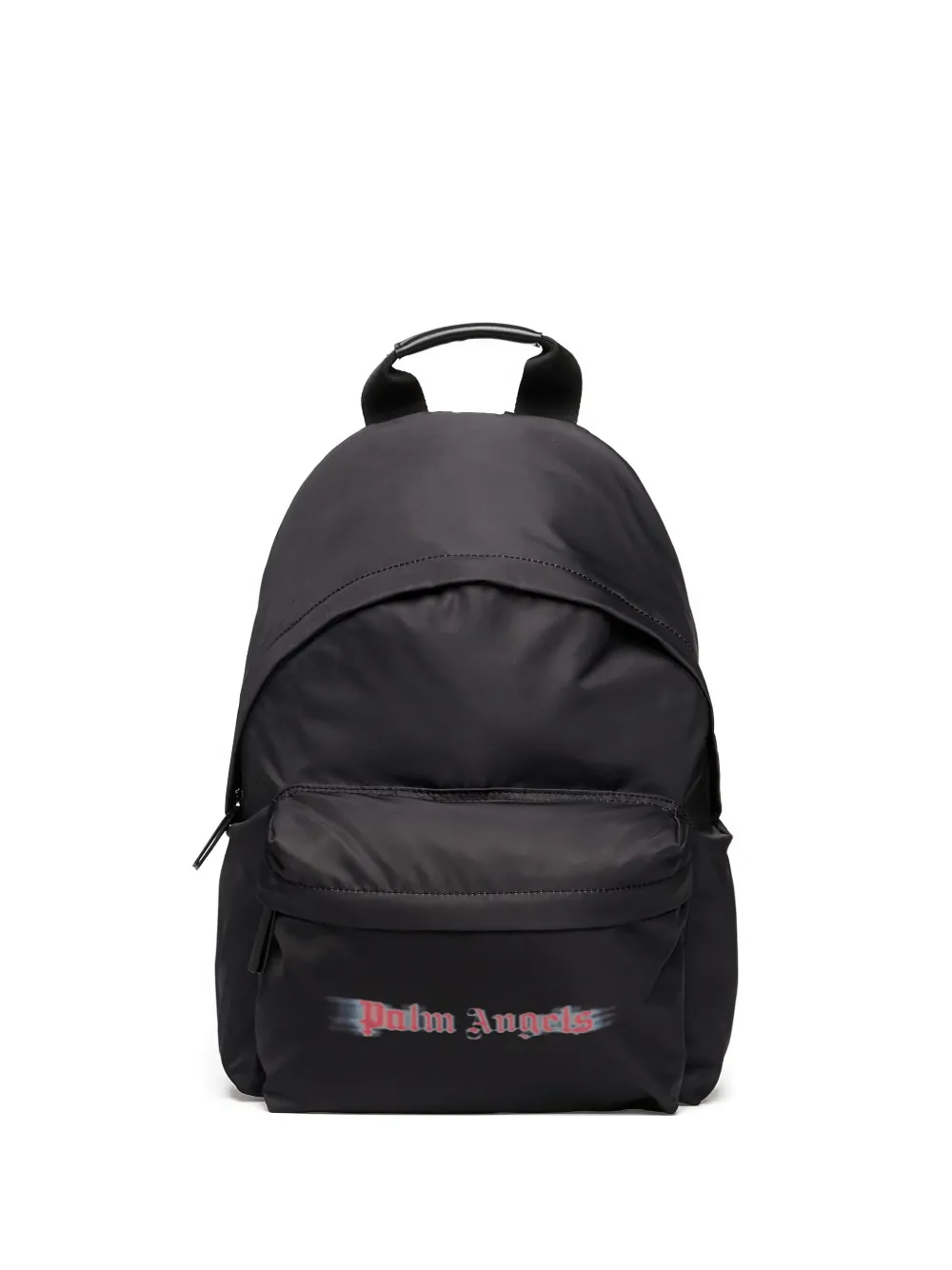 Palm Angels Blurred-logo Backpack In Black