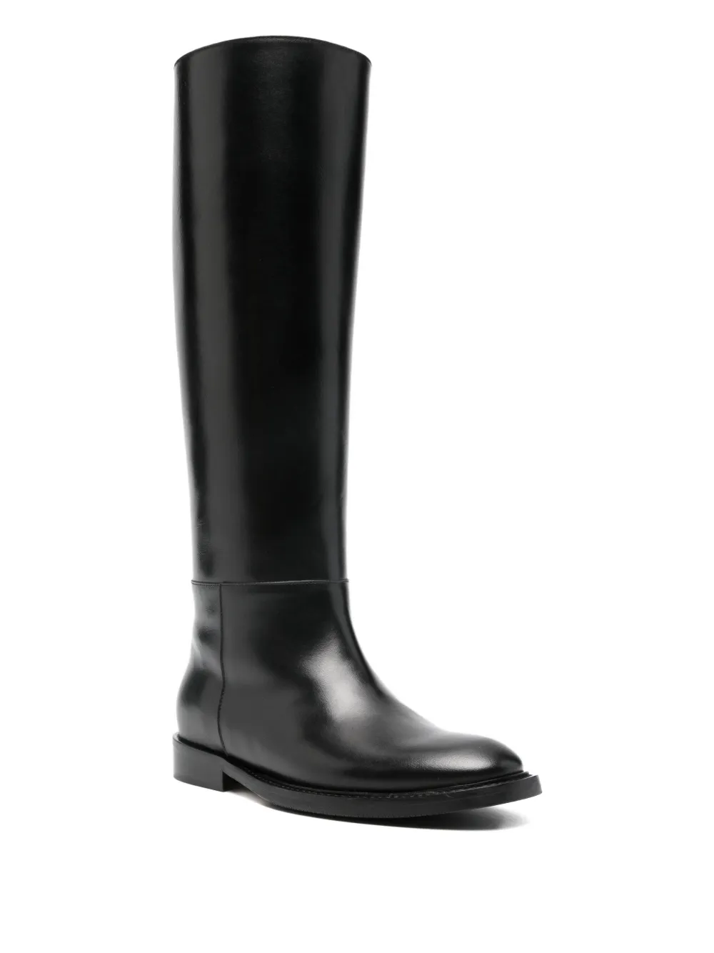 Anna F Knee-length Leather Boots In Multi