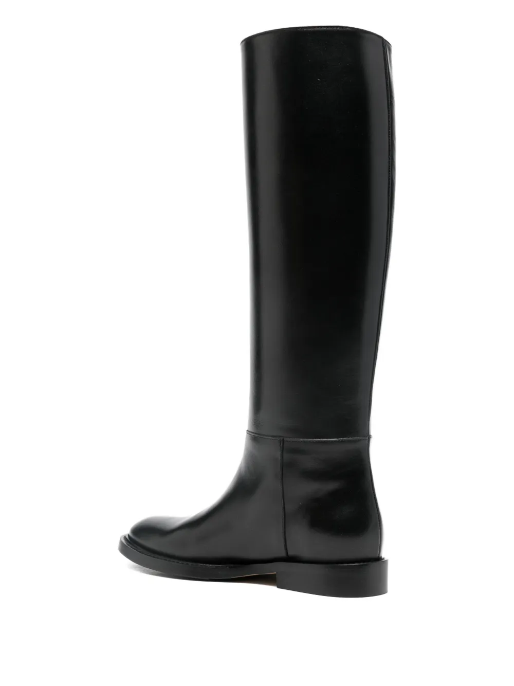Anna F Knee-length Leather Boots In Multi