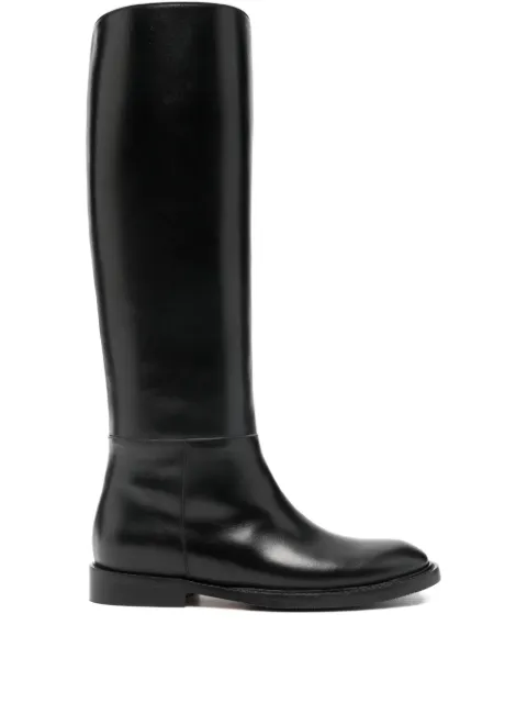 Anna F. knee-length leather boots