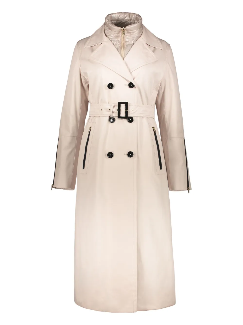 Herno button double-breasted trench coat | Neutrals | Image 1