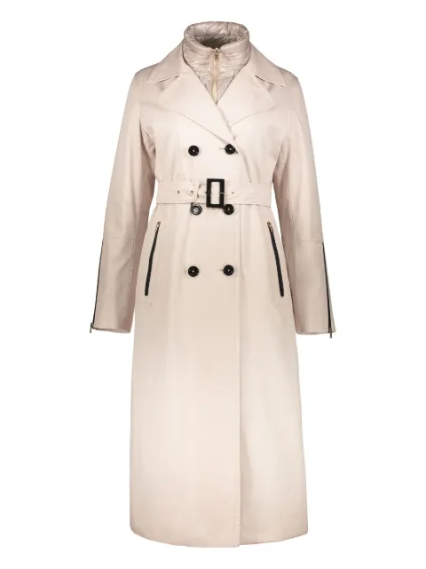 Herno gabardina con doble botonadura