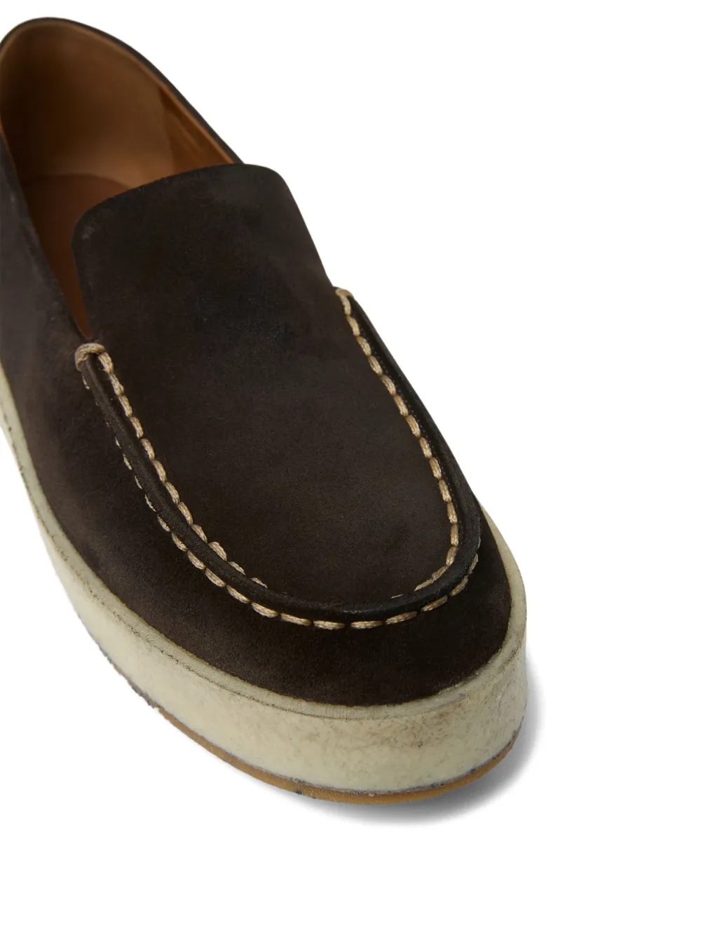 Marsèll Cassablocco Stitched Loafers In Brown