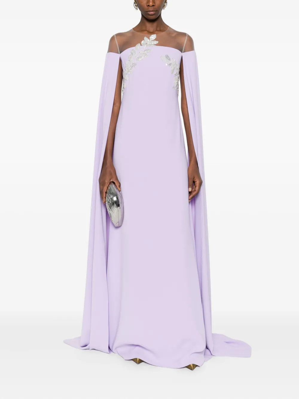 CRISTALLINI Kassandra maxi dress - Paars