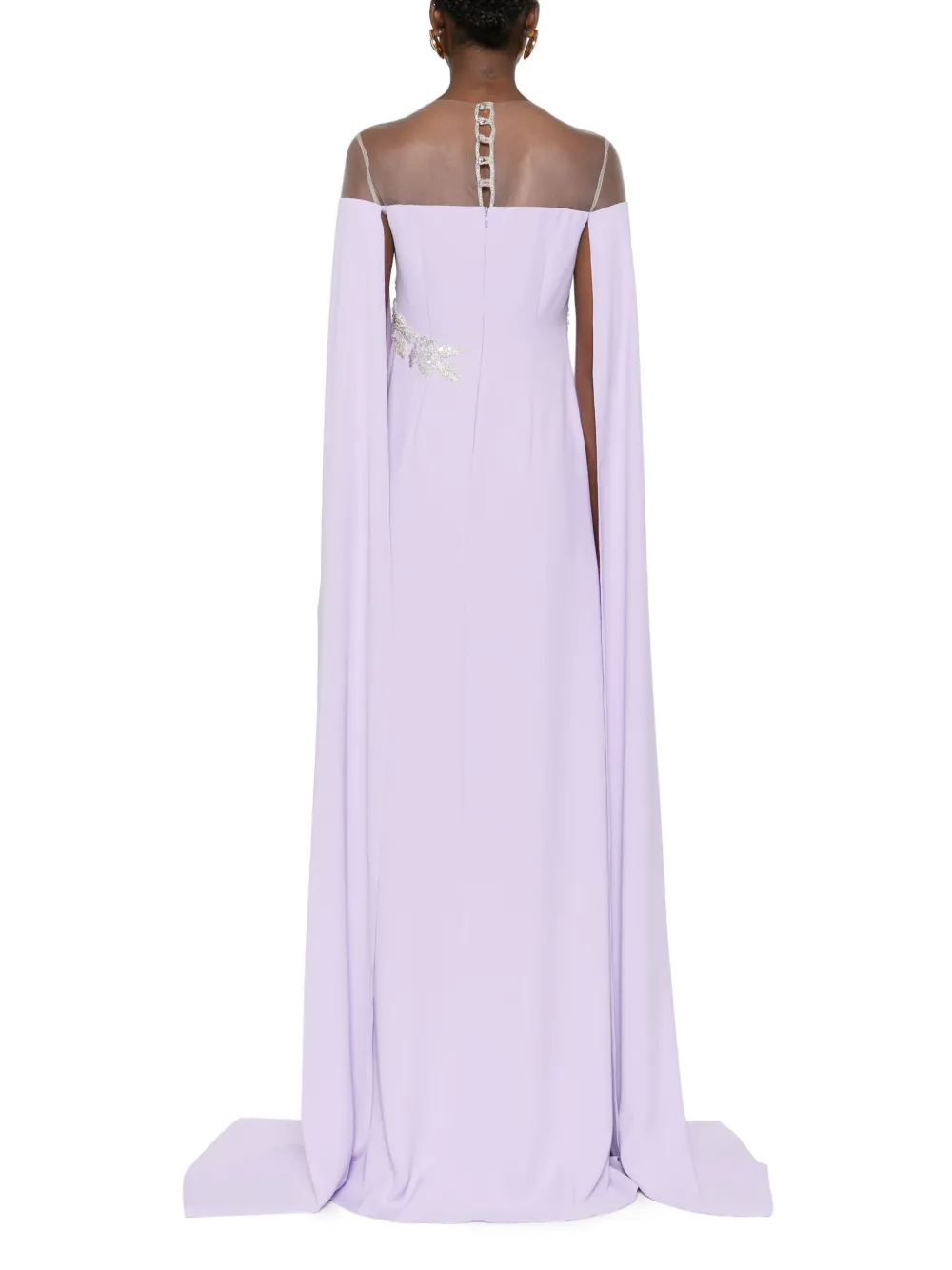 CRISTALLINI Kassandra maxi-jurk Paars