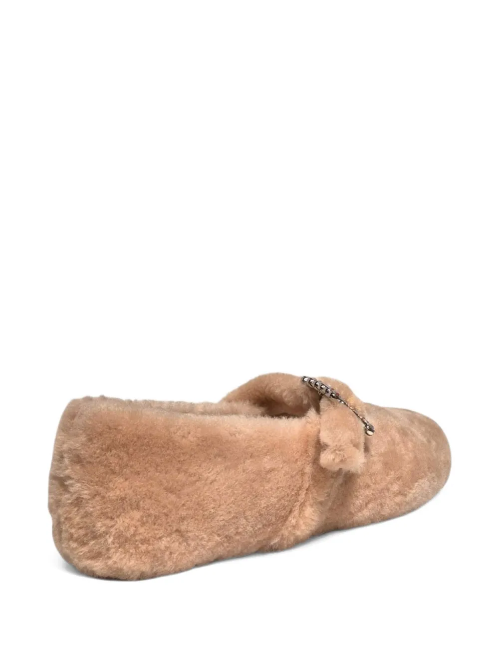 Le Silla Danielle Buckle-embellished Ballet Flats In Brown