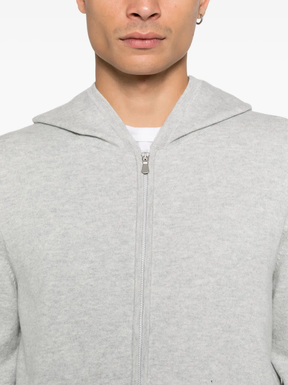 Gran Sasso x Casa Frumoasa trainingspak met capuchon en gestreepte afwerking Grijs