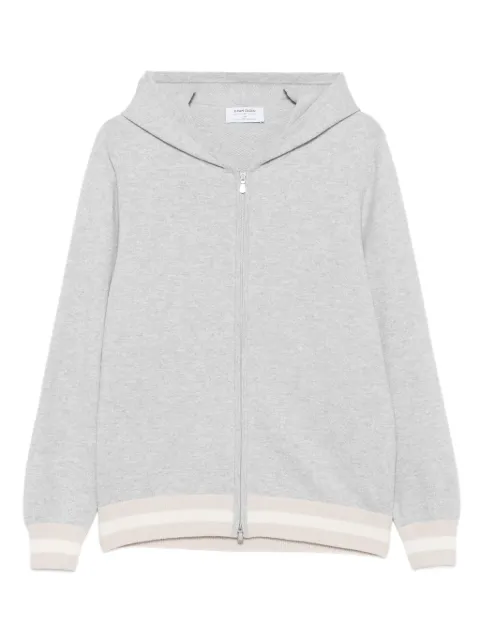 Gran Sasso x Casa Frumoasa hooded striped-trim tracksuit