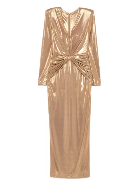 CRISTALLINI Vega knotted maxi dress