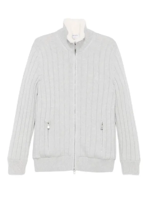 Gran Sasso x Casa Frumoasa ribbed cardigan
