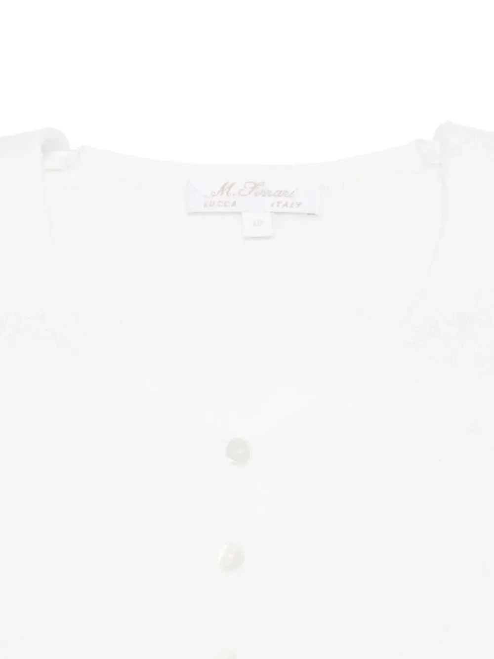 Mariella Ferrari buttoned jacket Wit