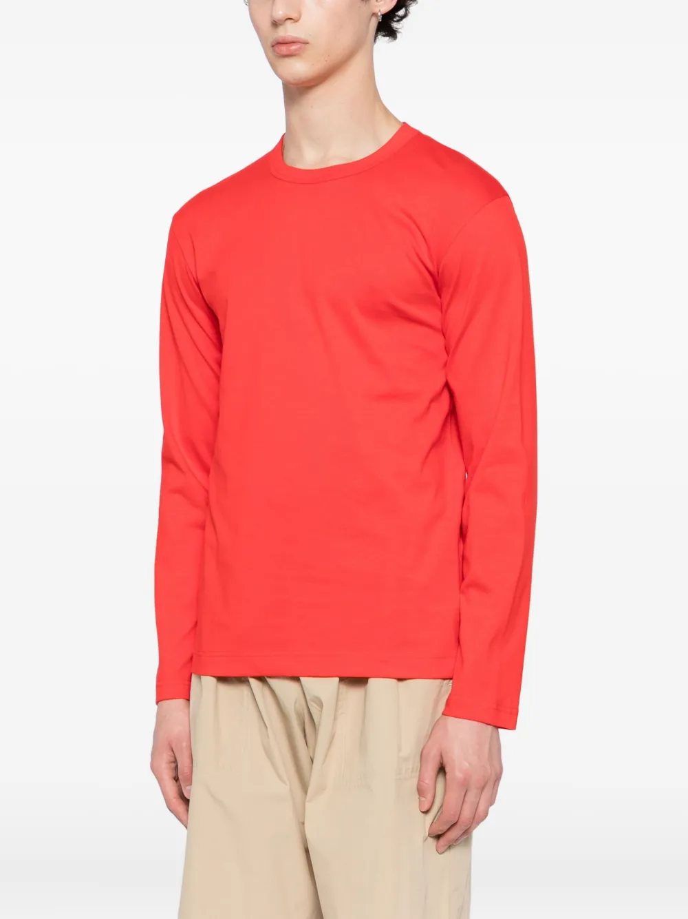 Comme Des Garçons Shirt Katoenen T-shirt Rood