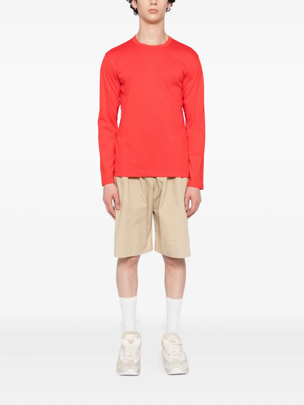Comme Des Garçons Shirt Katoenen T-shirt - Rood