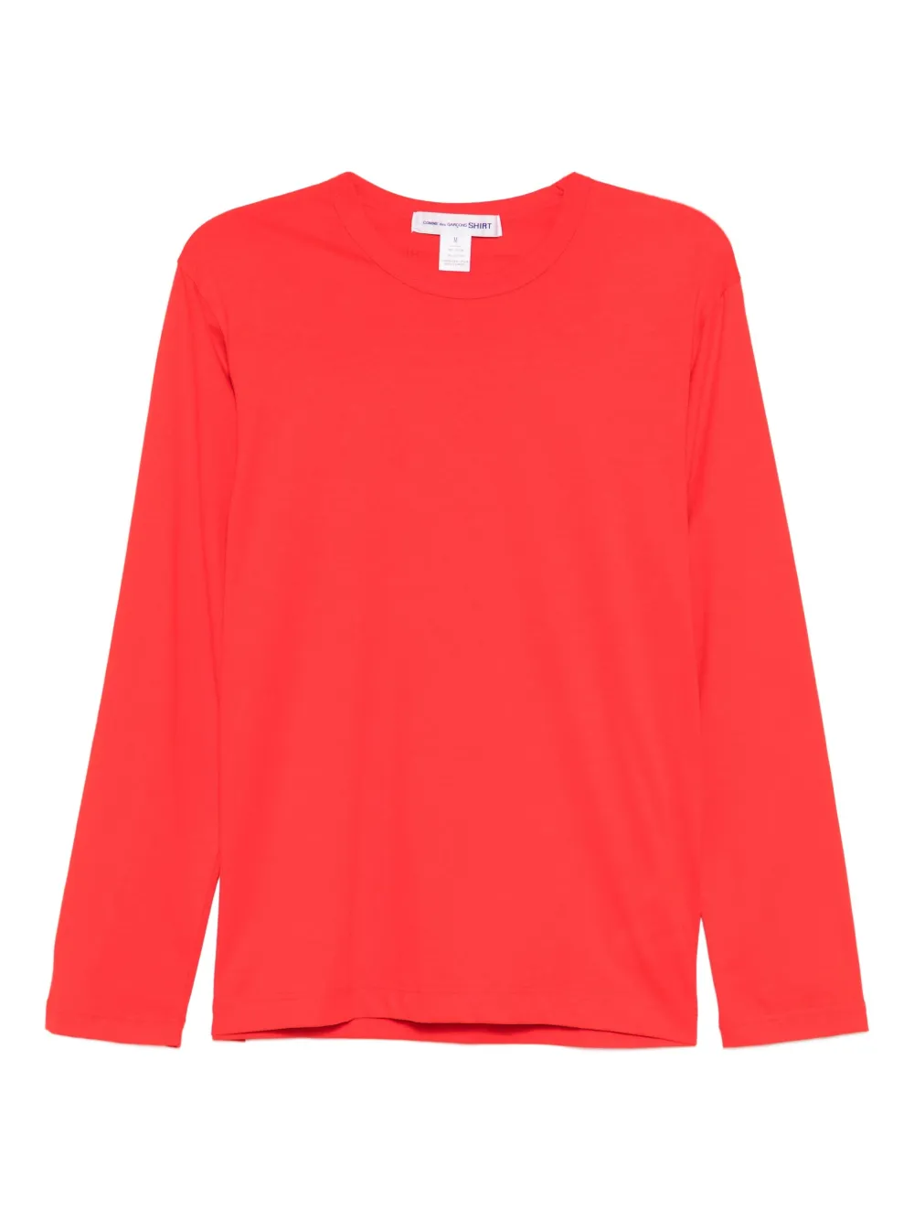 Comme Des Garçons Shirt T-shirt in cotone - Rosso