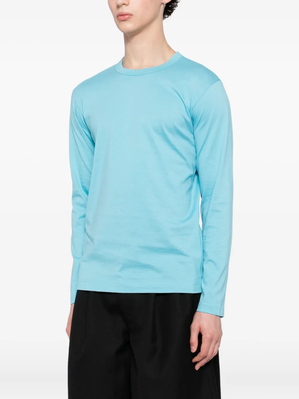 Comme Des Garçons Shirt T-shirt met ronde hals Blauw