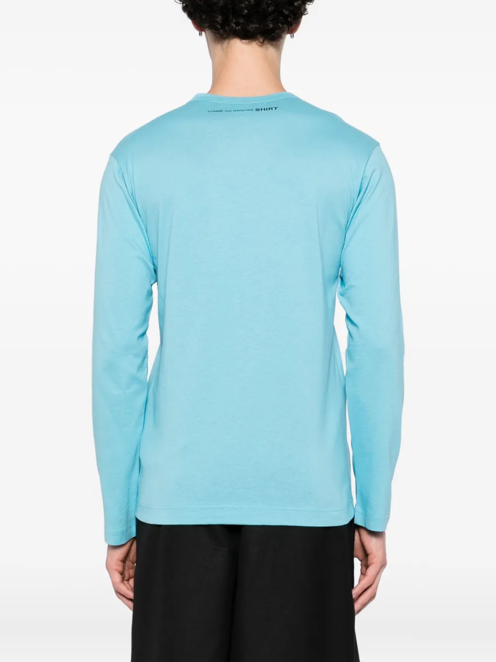 Comme Des Garçons Shirt T-shirt met ronde hals Blauw
