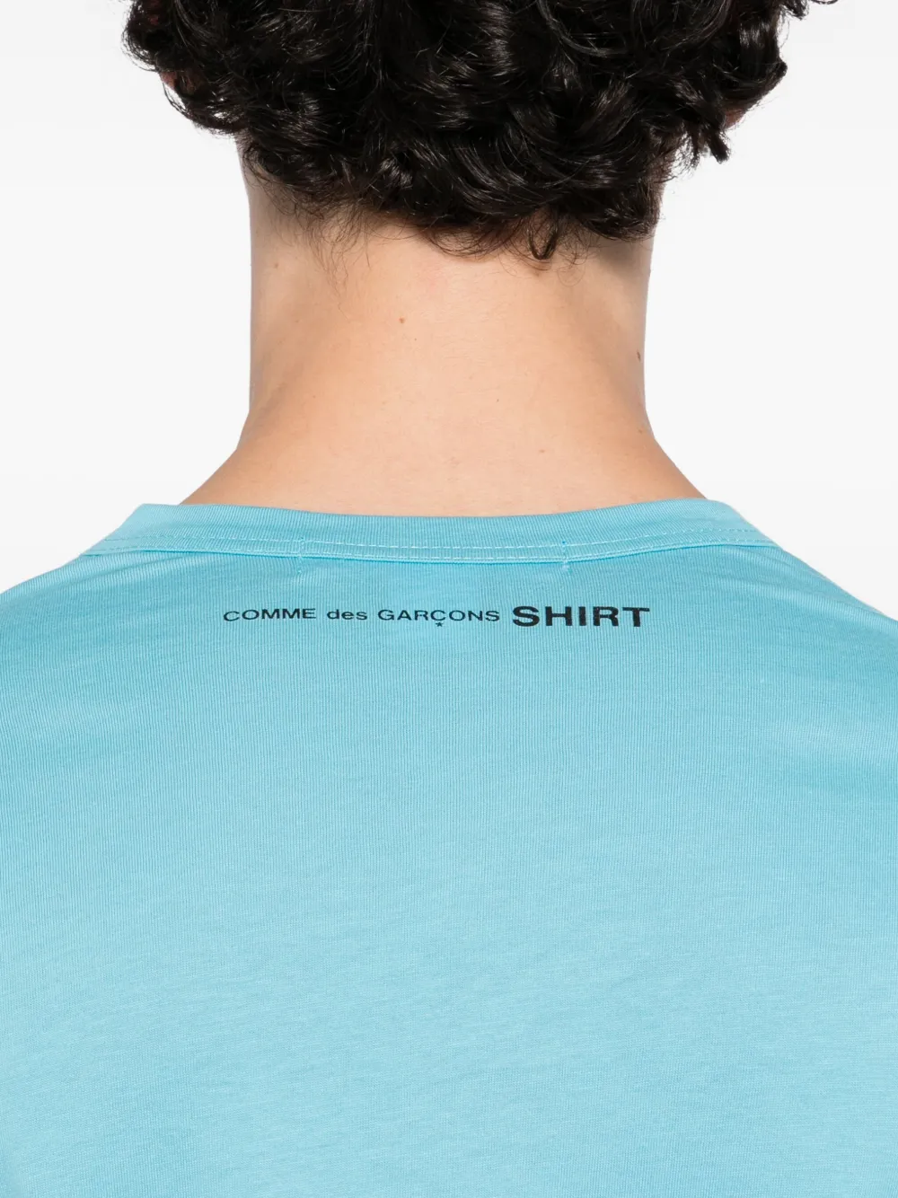 Comme Des Garçons Shirt T-shirt met ronde hals Blauw