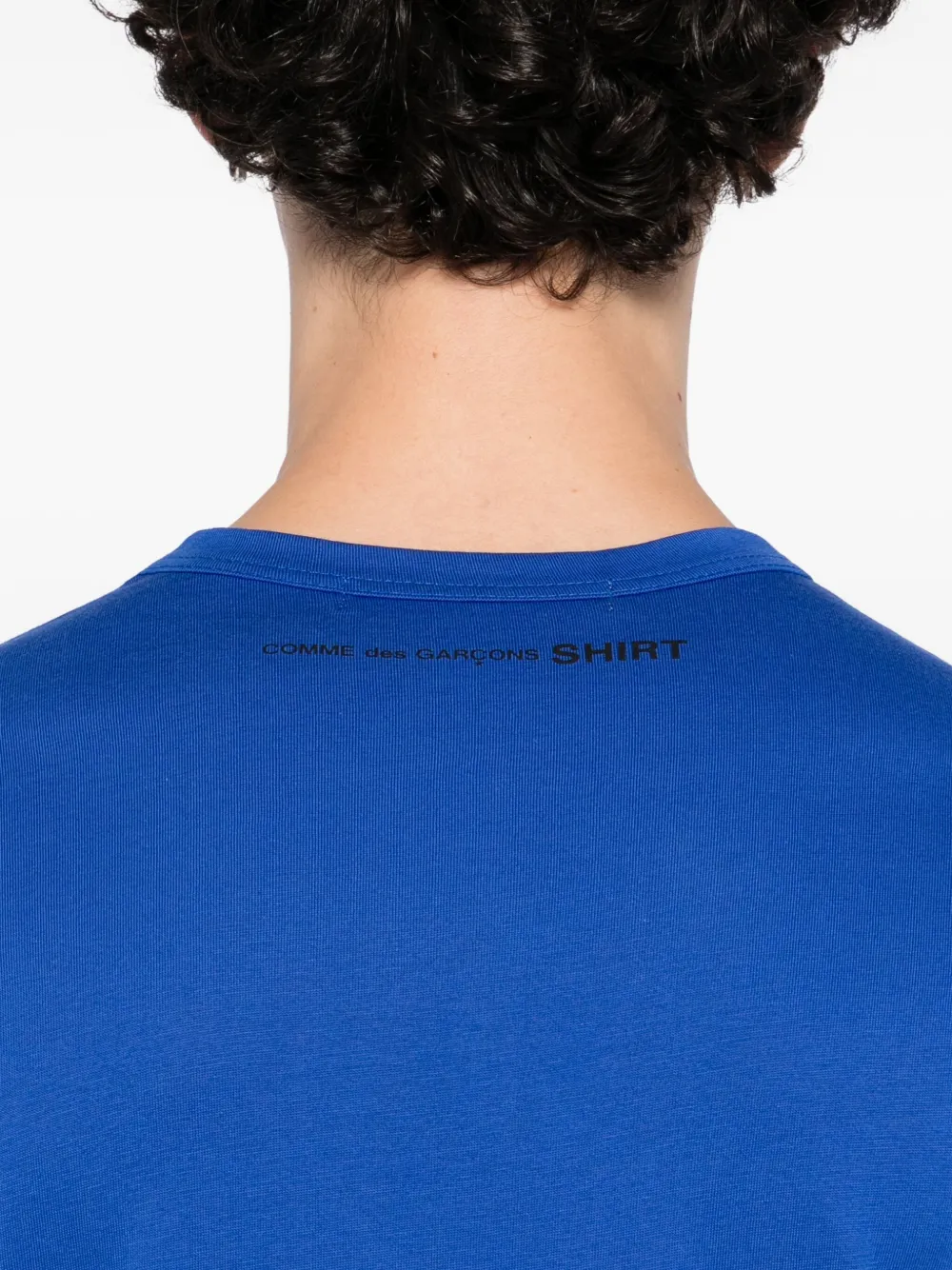 Comme Des Garçons Shirt T-shirt met ronde hals Blauw