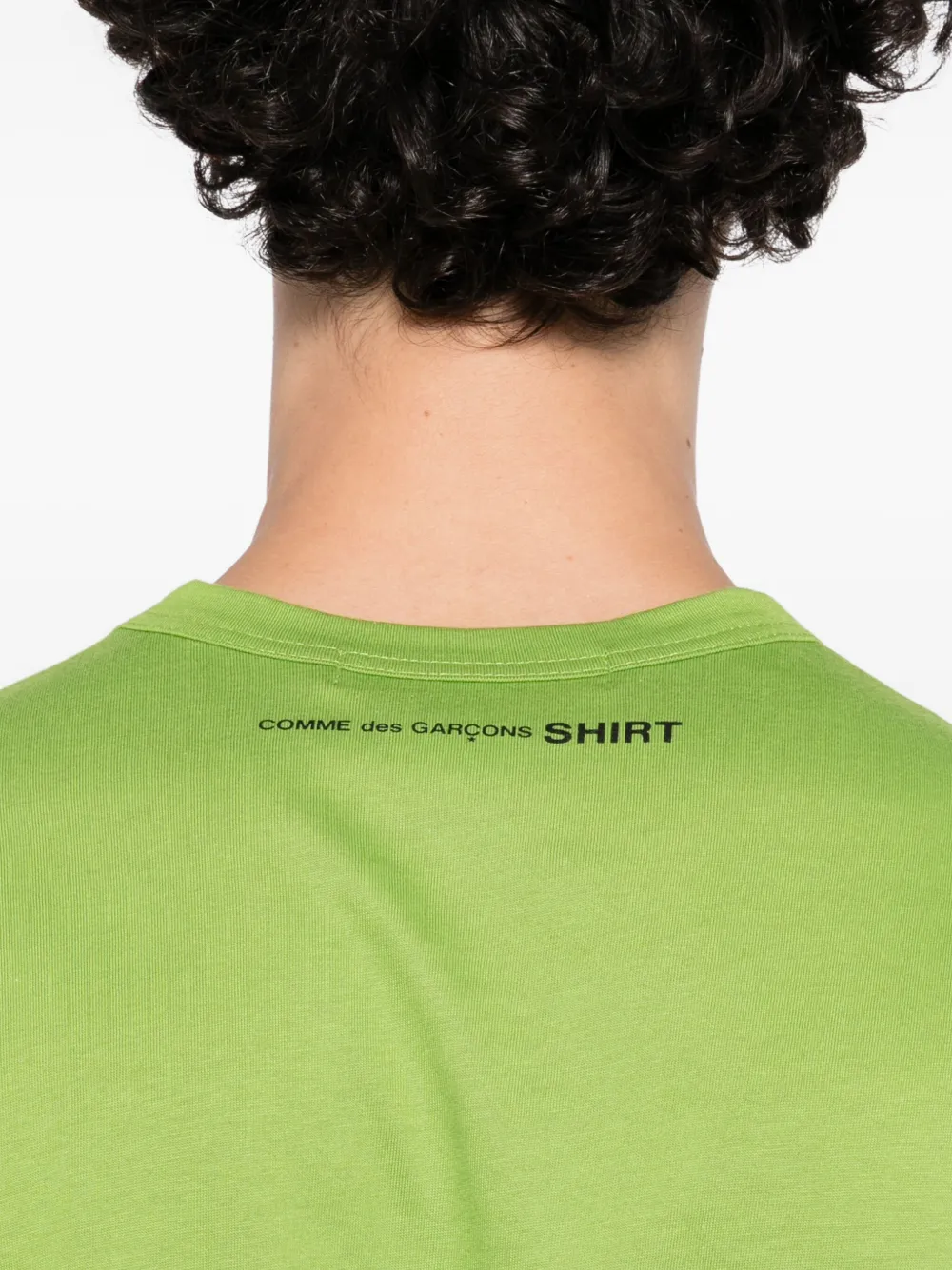 Comme Des Garçons Shirt Katoenen T-shirt Groen
