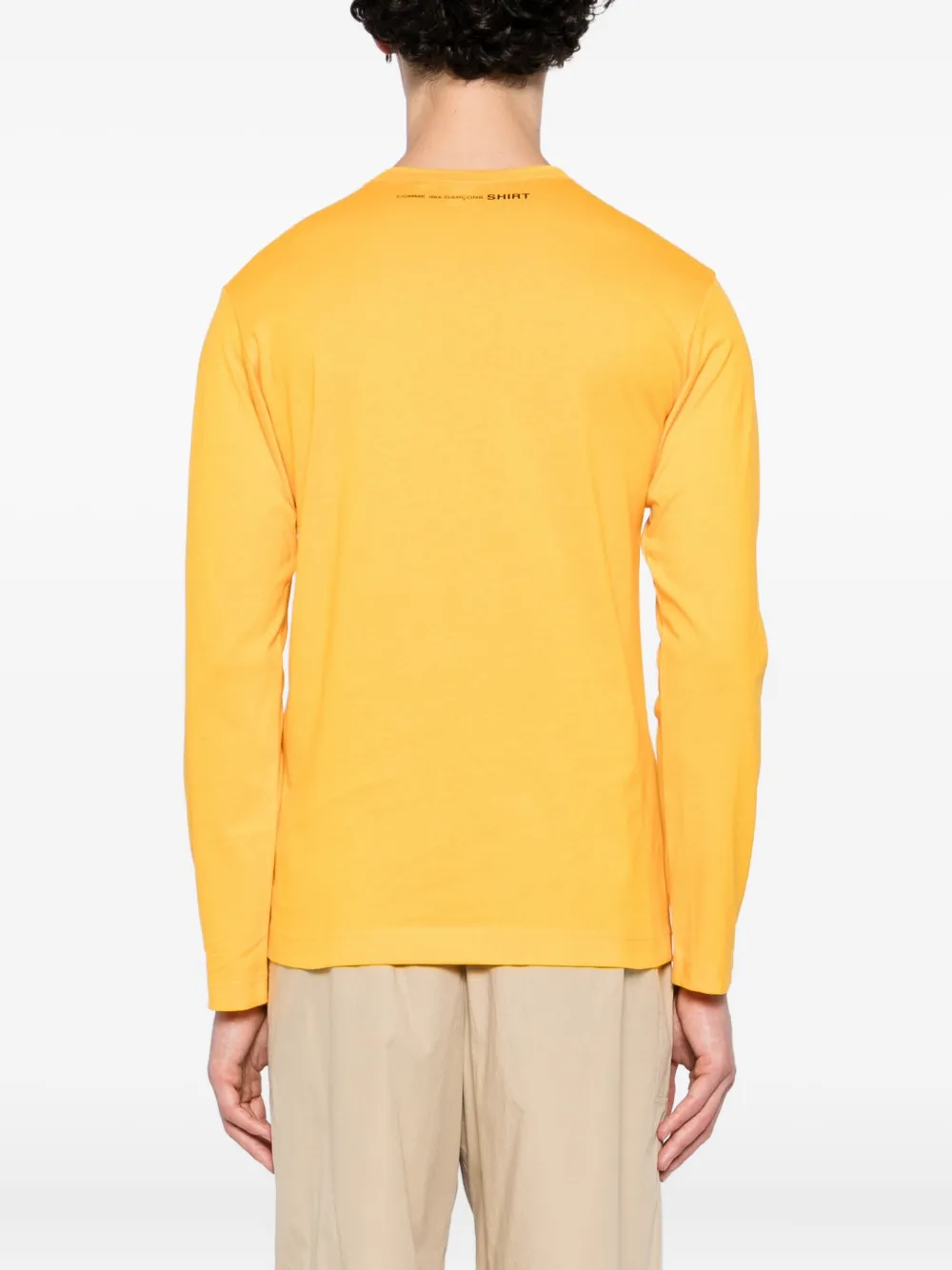 Comme Des Garçons Shirt Katoenen T-shirt Geel