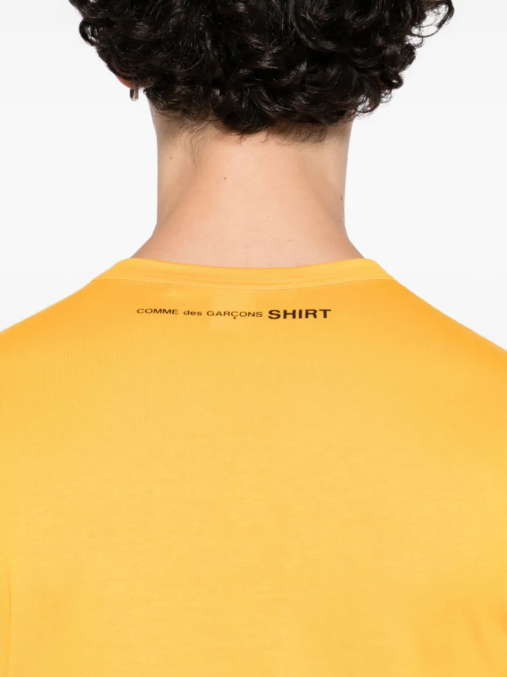 Comme Des Garçons Shirt Katoenen T-shirt Geel