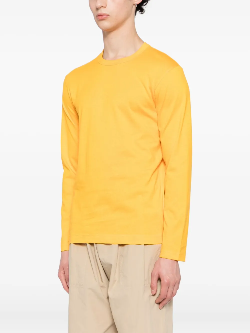 Comme Des Garçons Shirt Katoenen T-shirt Geel