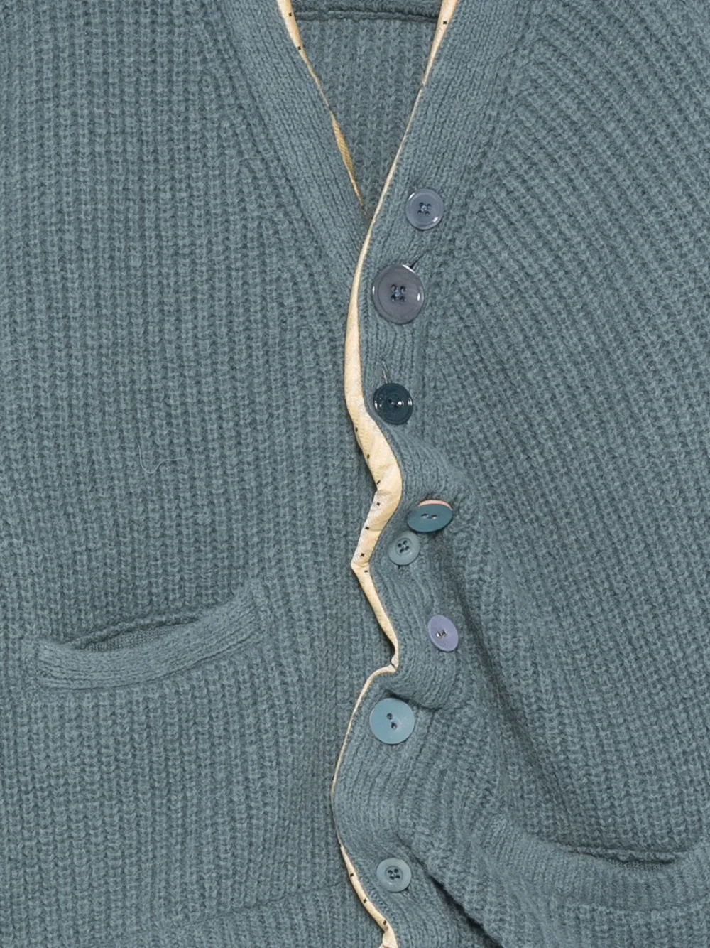 Undercover Asymmetrisch vest Blauw