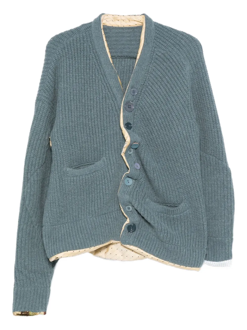 Undercover asymmetric cardigan | Blue | Image 1