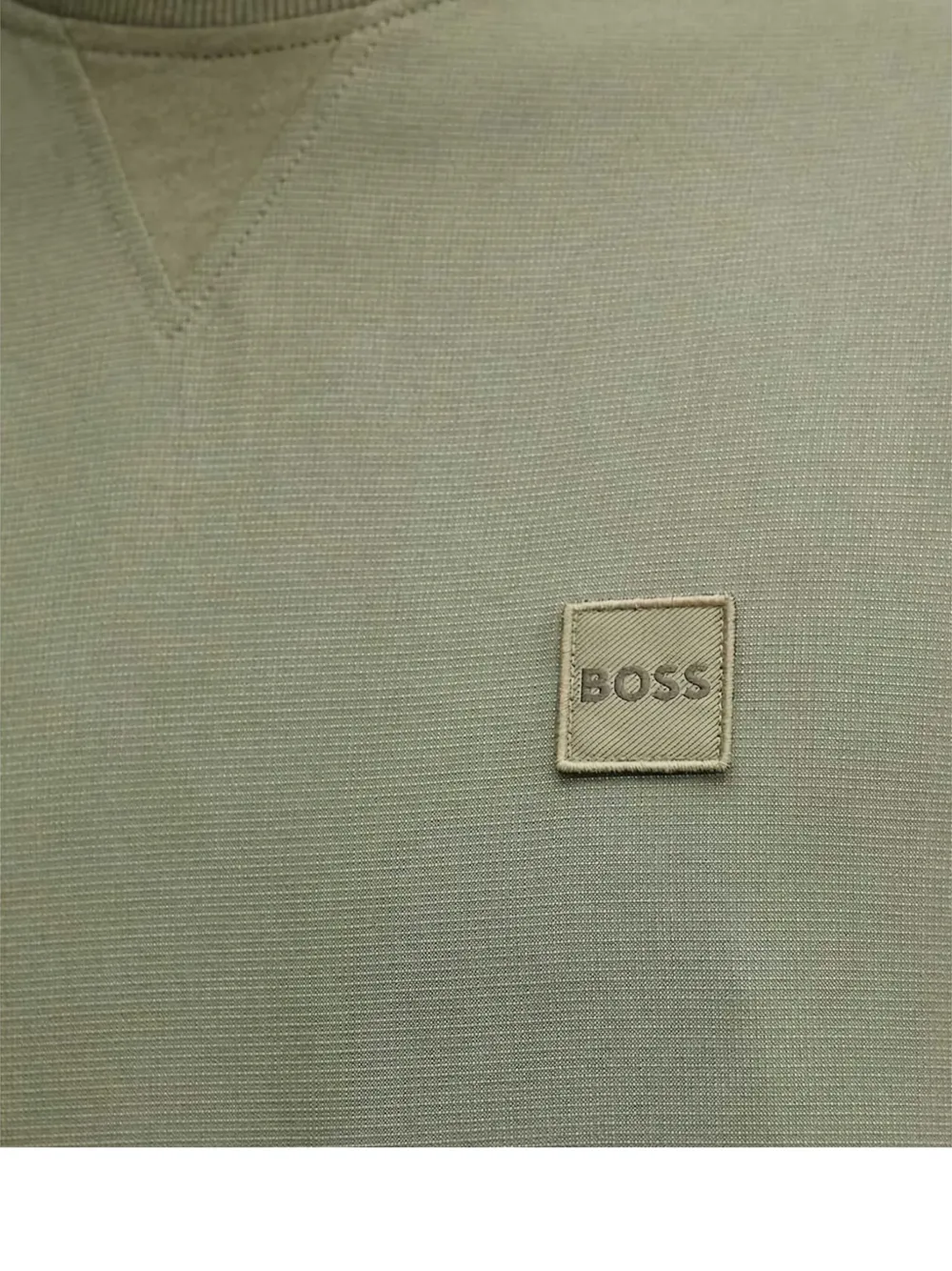 BOSS logo-patch T-shirt - Groen
